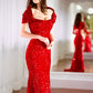 Rochie Scarlet Radiance